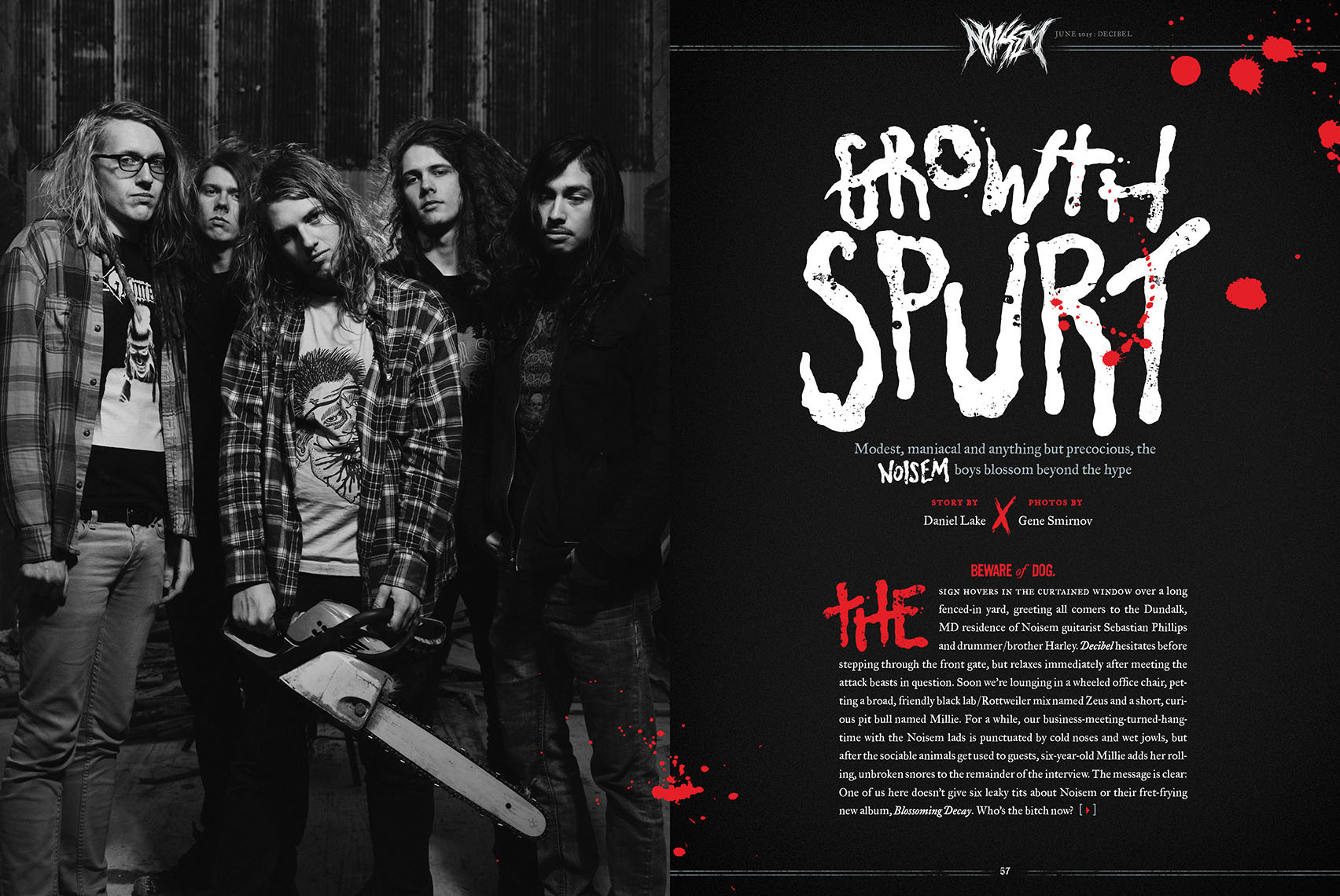 Decibel Magazine feature Noisem