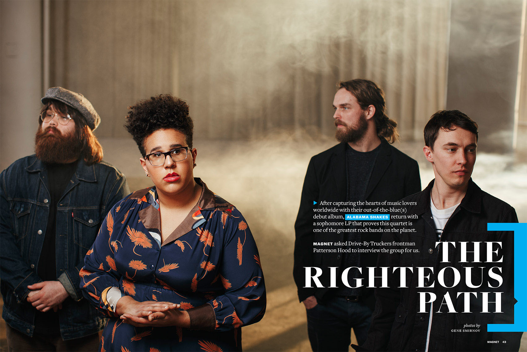 Editorial feature of Alabama Shakes