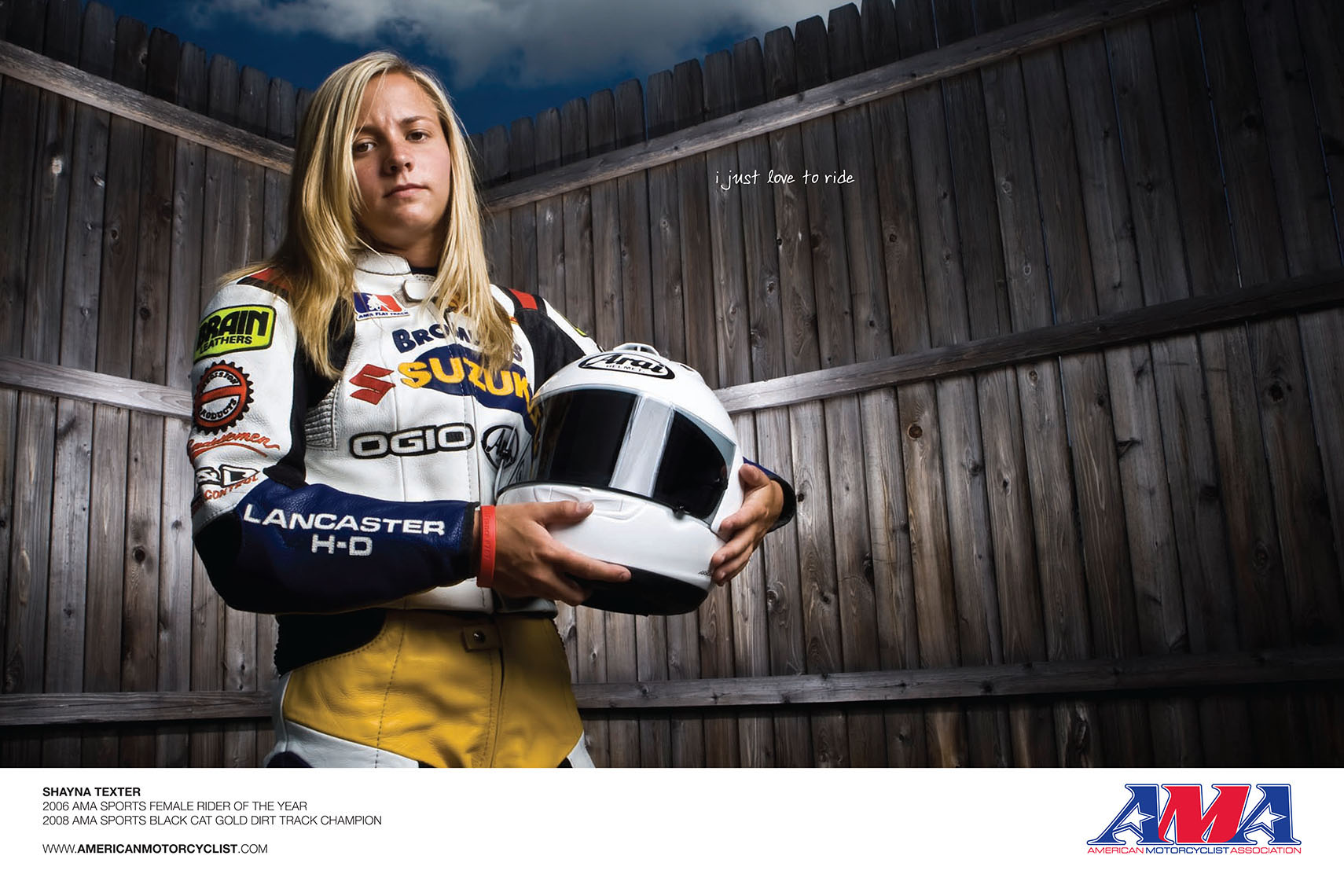 Shayna Texter for AMA American Motorcyclist Association
