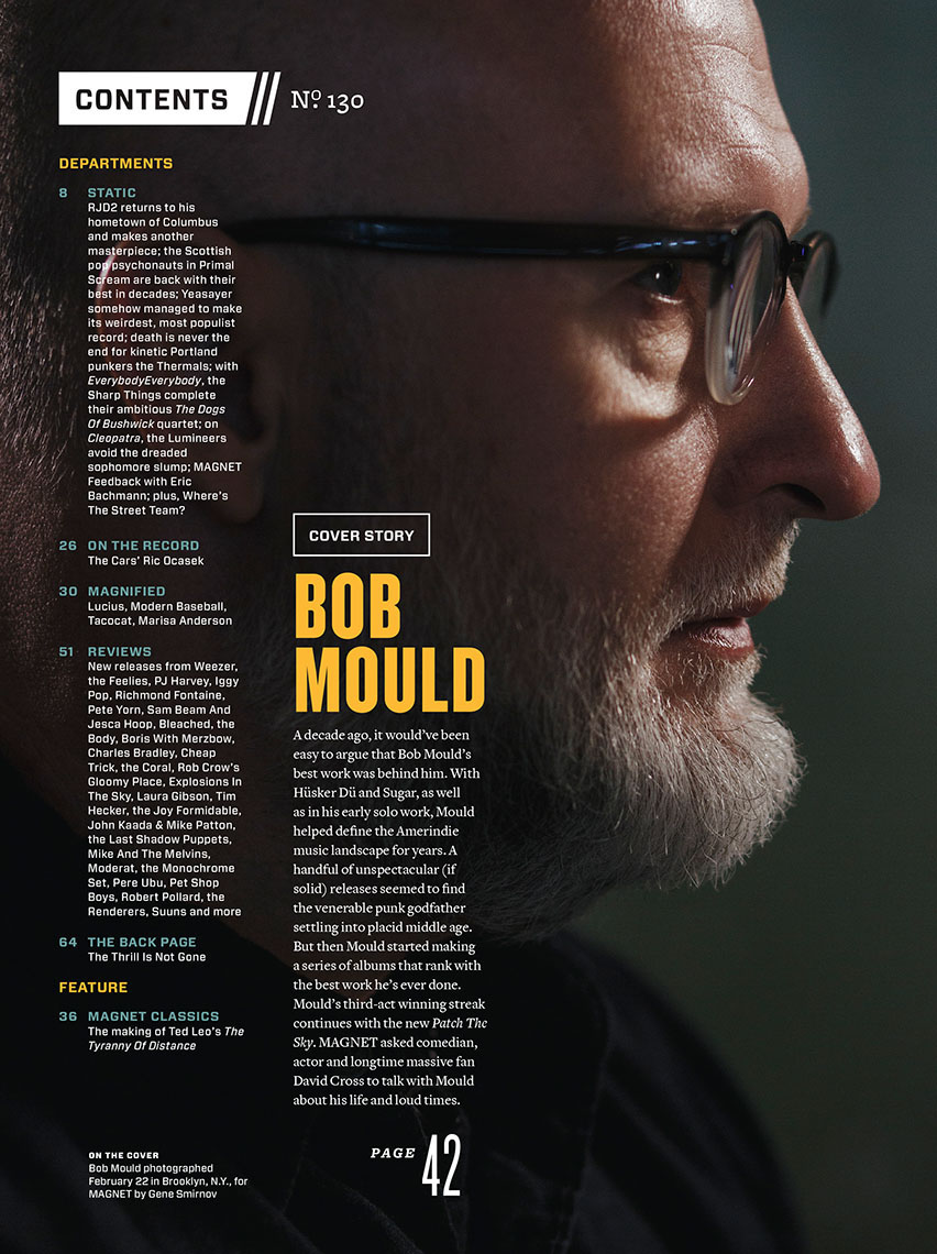 Bob Mould for Magnet Magazine