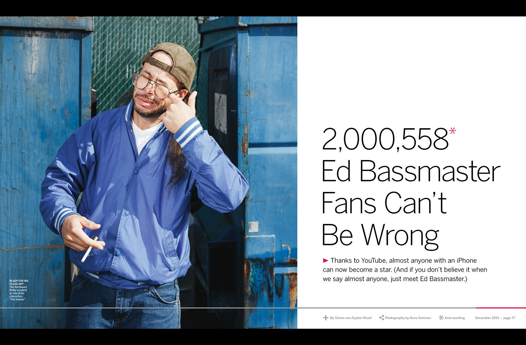 Ed Bassmaster for Philadelphia Magazine
