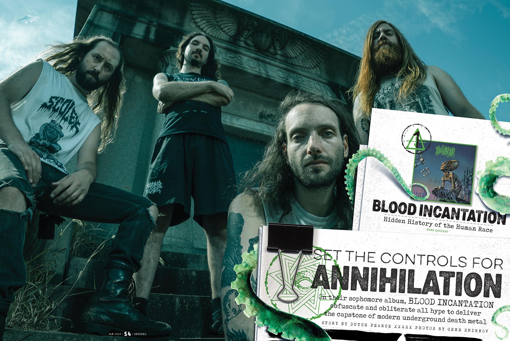 Blood Incantation for Decibel Magazine