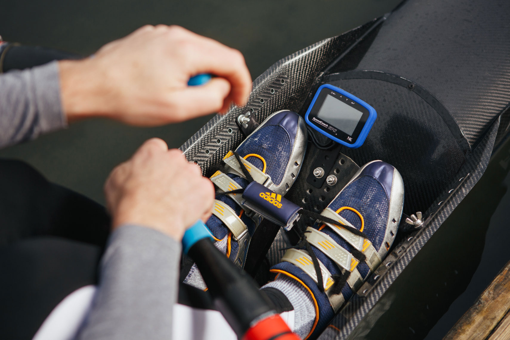 Rowing gear in use
