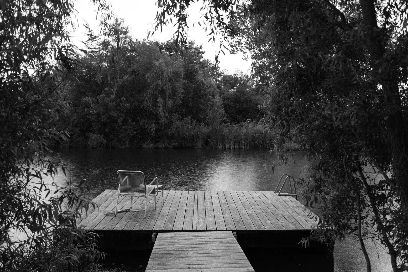 Pond and dock